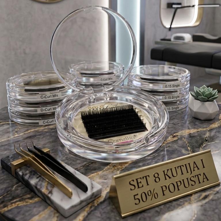 3D + Easy Fan trepavice SET