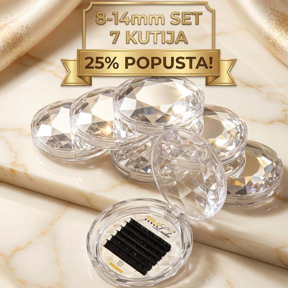 1D Gold Lashes LUX trepavice SET